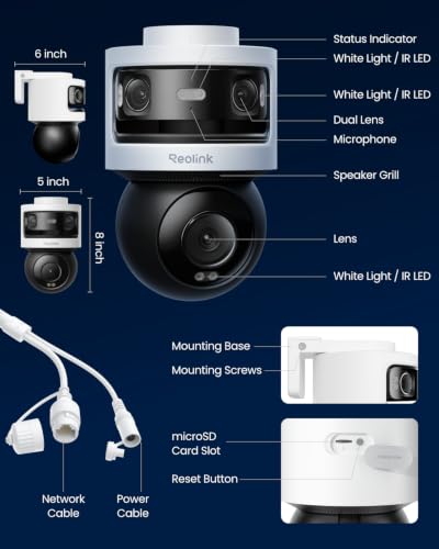REOLINK OMVI 3i PoE Triple-Lens PoE Security Camera with Auto Tracking - image 9
