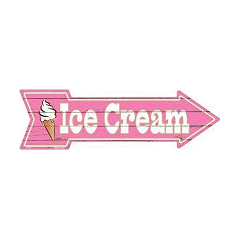 SMART BLONDE Ice Cream Novelty Metal Arrow Sign A-275 Cover