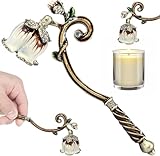 Facile da usare: il tappo per candela ha un design unico a ombrello: puoi tenere lo spegnitore e posizionarlo sopra la fiamma della candela per spegnerlo facilmente e in modo sicuro. Le dimensioni piccole e leggere lo rendono facile da tenere e riporre, e questi spegnitori per candele facili da usare per tutte le candele si adattano perfettamente ai diversi stili di candele nella tua casa.