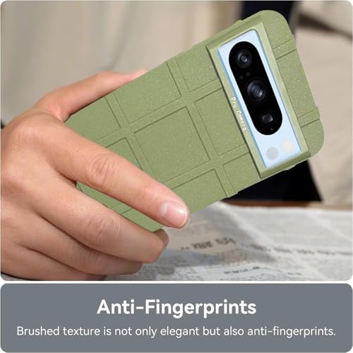 Image of amazon basics Shockproof Back Case Cover for Google Pixel 8 Pro 5G | 360 Degree Protection | Slim Protective Case | Anti-Scratch Tough TPU Case for Google Pixel 8 Pro 5G (Green)