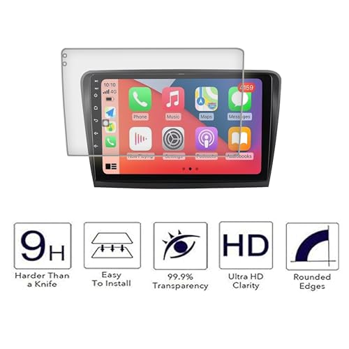 Image of Screen Guard For 9 Inch Android Car Stereo Touch Display Protector Accessories navigation system, Easy Installation Kit, HD Clear / Aftermarketsterio9inch / Anti Scratch / Car Display Accessories [Not Tempered Glass]