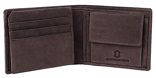 WildHorn� Antlers Hunter Leather Wallet for Men, Dark Brown, Classic4