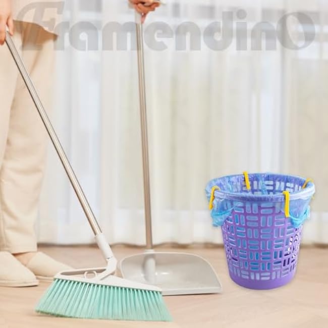 Framendino, 20 Pack Yellow Plastic Kitchen Clip for Use on Bin Trash Can Bag, Anti-Slip Fixation Holder