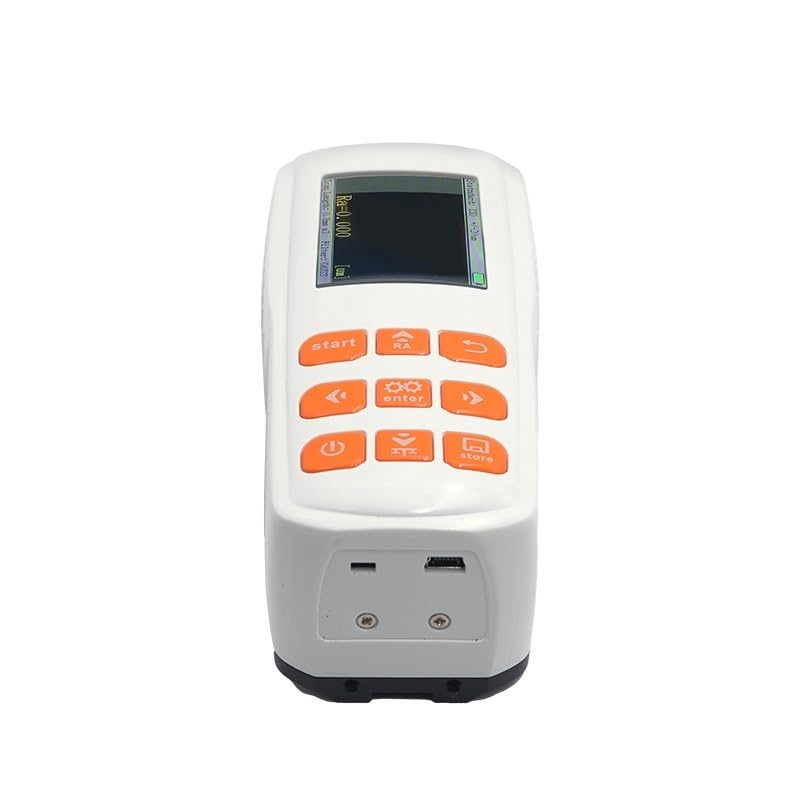 Probador de rugosidad de superficies digital BC-200 profesional for medición de superficies no destructiva con resolución de 0,002 m(BC-200+Curved Surface Sensor)