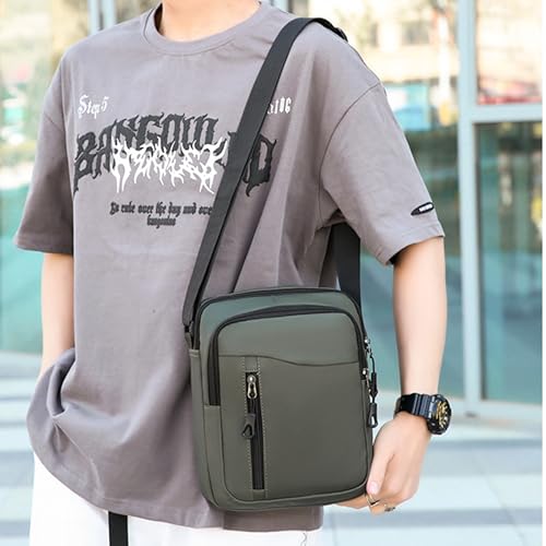 Image of CARRY TRIP Men Sling Bag with 1 Large & 1 Small Compartment, 2 Pockets, Water Resistant Crossbody Travel Bag -Chest Shoulder Side Bag for Travelling, Daily Use - Compact, Lightweight & Durable