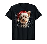 Yorkshire Santa Claus Christmas Dog Lover