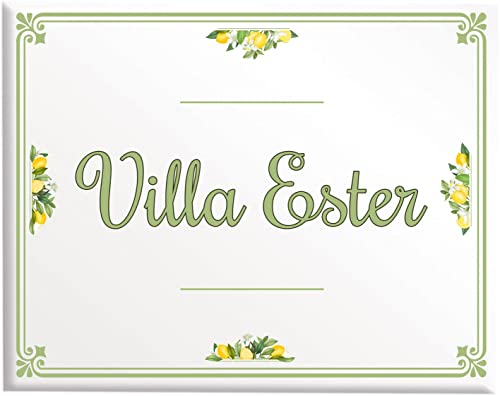 Targa in ceramica mattonella Personalizzato