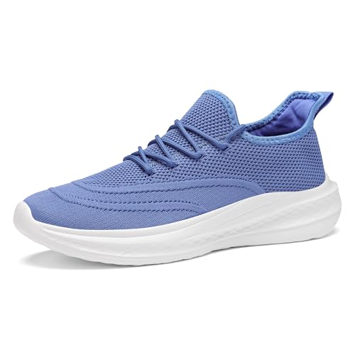 Image of VAMJAM Men's Running Shoes Slip On Walking Shoes Non Slip Lightweight Workout Breathable Gym Sneakers Fashion Mesh Sneakers