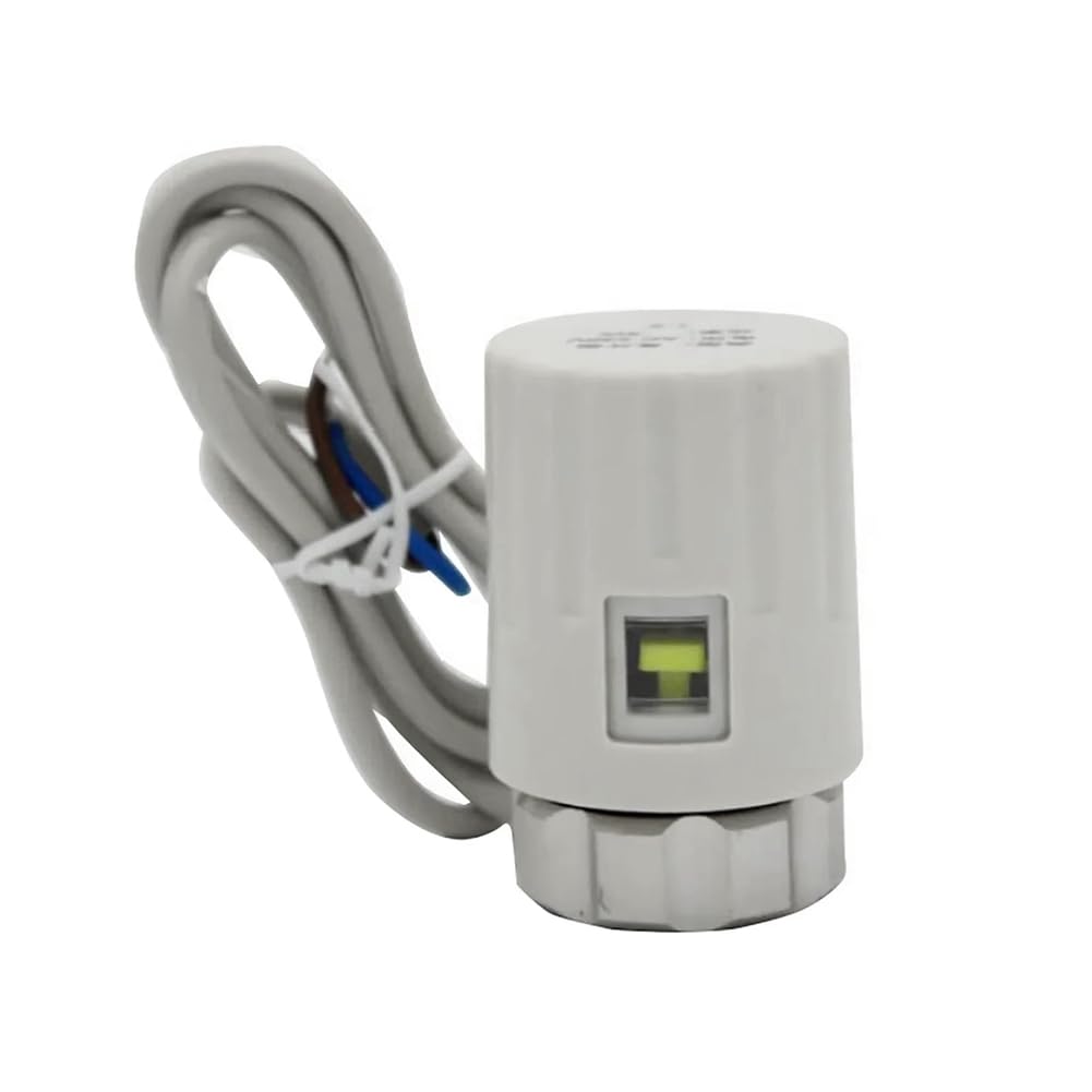 Wisyurt 230V Normally Open Actuator Driven Head, M30 X 1.5mm Electric Floor Heating TRV Constant Temperature Radiator