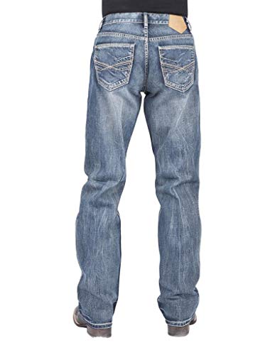 Tin Haul Mens Blue 100% Cotton Joe Fit V Shaped Jeans2