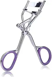 Curvador de Cílios Profissional - Design Ergonômico Metal Resistente com Borracha Extra