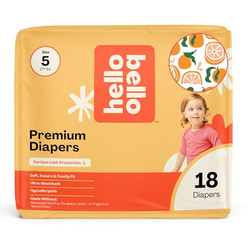 Image of Hello Bello Diapers, Premium Leak Protection (Main Squeeze) Size 5, 18ct