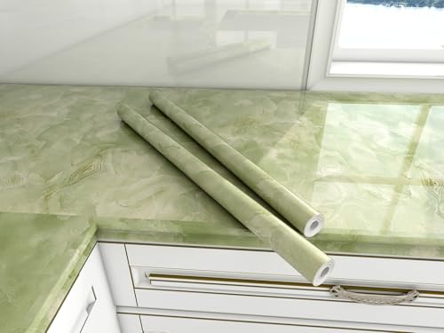 Image of Barebeauty 60 x 200 cm Kitchen Wallpaper, Self Adhesive Oil Proof Waterproof Wall Sticker for Kitchen, Anti-Mold Heat Resistant Backsplash Wall Covering (Pack of 6, 77.52 Sq. Ft. Approx)