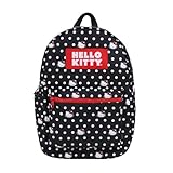 Bioworld Hello Kitty Head and Polka Dots AOP Travel Backpack