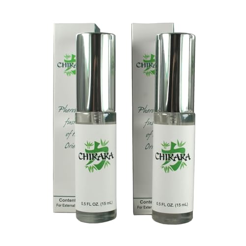 Love Scent Chikara Pheromone Cologne for Men, High Concentration Pheromone Spray, Mens Pheromones Cologne to Attract Women, Long Lasting (15 ML) - 2 Pack