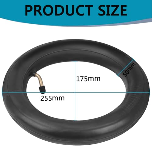 YHTSPORT 2 Pack of 10x2.125 Inner Tube Tires, 10 Inch Inner Tube Replacement Thicken Rubber Tyre - Image 4