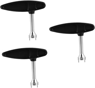 CLISPEED Cleat Ripper 3pcs Golf Nail Puller Golf Spike Golf Spike Wrench Golf Ripper Remover The Ripper Black Stainless Steel Golf Cleat Ripper Golf Spike Replacement Aid Key Accessories