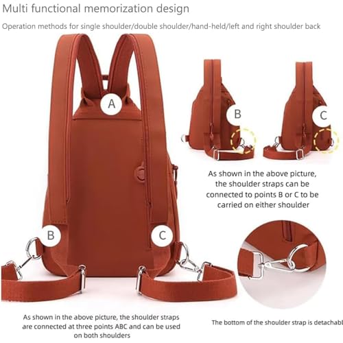 Waterproof 2-Way Commuter Bag, Preferable Bag, Convertible Travel Bag, Anti-Theft Travel Tote, 30x21x14cm, For Women (A)4