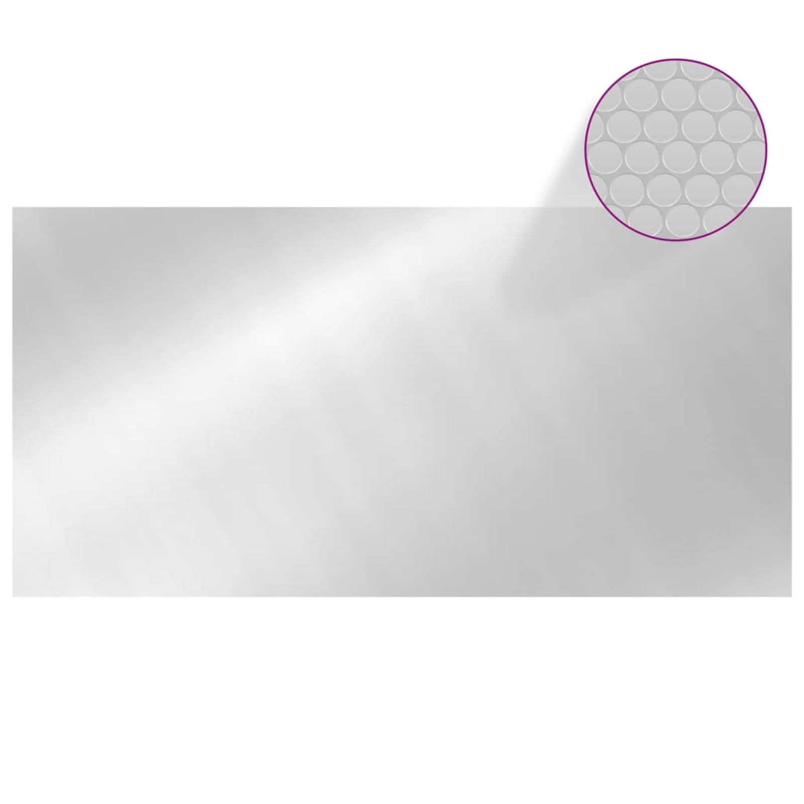 ZEYUAN Cubierta de Piscina PE Plateado 975x488 cm, Accesorios Piscina, Tapa Piscina, Cubre Piscinas, Cobertor Piscina, Funda Piscina, Protector Suelo Piscina - SPU:93100