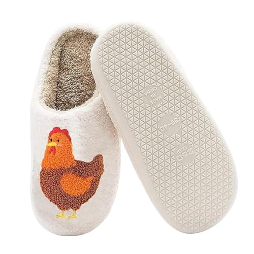 Women's Men's Cute Evil Eyes Slippers Strawberry Slippers Fuzzy Plush Soft Warm Home Bedroom House Shoes3