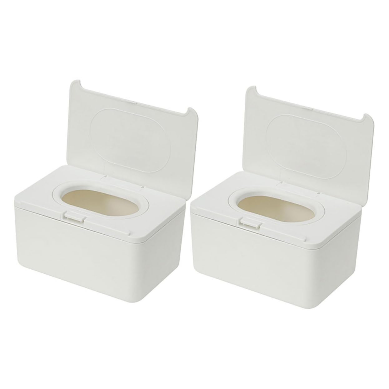 Gatuida 2pezzi Dispenser Per Salviette Per Contenitore Portatile Riutilizzabile Per Salviette Dispenser Ricaricabile Per Per Design Leggero e Compatto