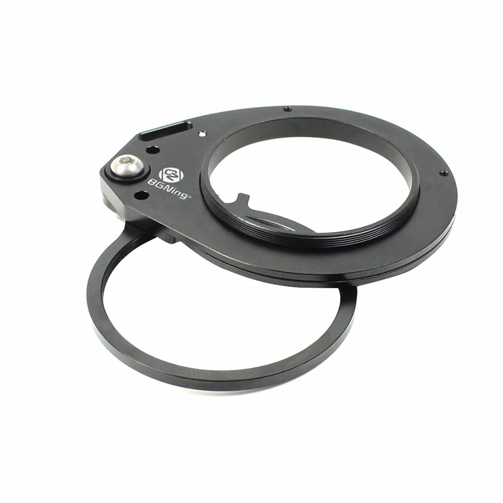 M67 Gewinde 67 mm rot Swing Makro Objektiv Flip Adapter Halterung Klemme Tauchfilter für DSLR Unterwassergehäuse (schwarz)