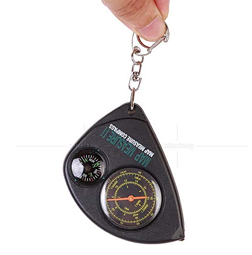 Compass outdoor adventure boussole télémètre mécanique avec porte-clés
