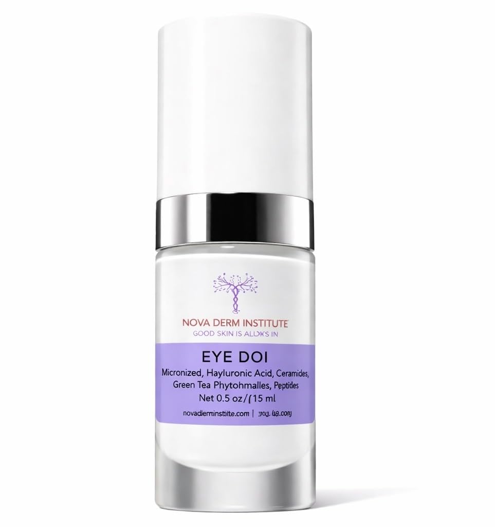Eye Cream for Dark Circles & Puffiness – Anti-Aging Under Eye Cream with Peptides & Hyaluronic Acid, Non-Comedogenic, 0.5 oz
