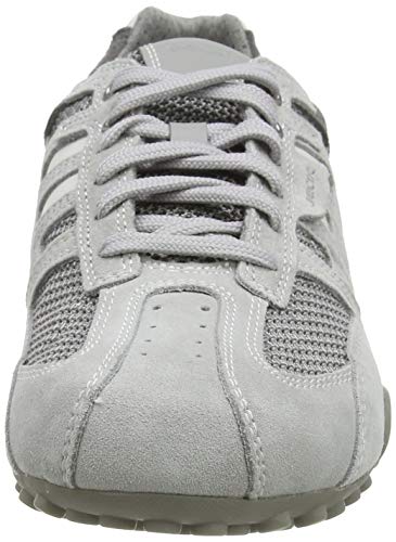 Geox Uomo Snake E, Sneakers Uomo, Grigio (Lt