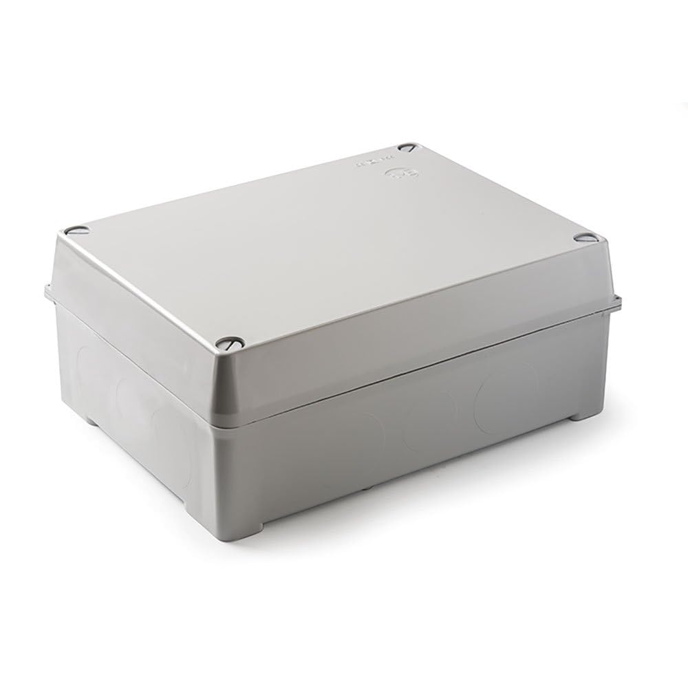 FAMATEL – Caja estanca IP55 | Tapa a presión | Sin conos | 310x240x125 | Gris