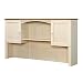 Sauder Harbor View Hutch, L: 66.14" x W: 12.60" x H: 36.18", Antiqued White finish