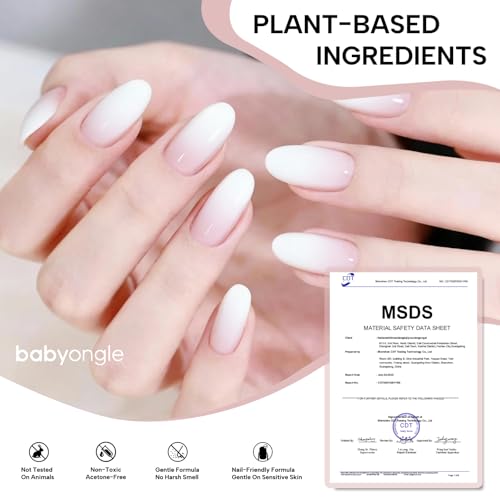 Esmalte de uñas gel airbrush blanco 30ml miniatura 5