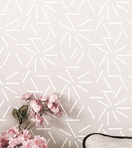 Pinkipo, 2 Pack, Entropy, Large Wall Stencil, Modern Wall Stencils for Painting, Stencils For Walls, Simple Wall Stencils