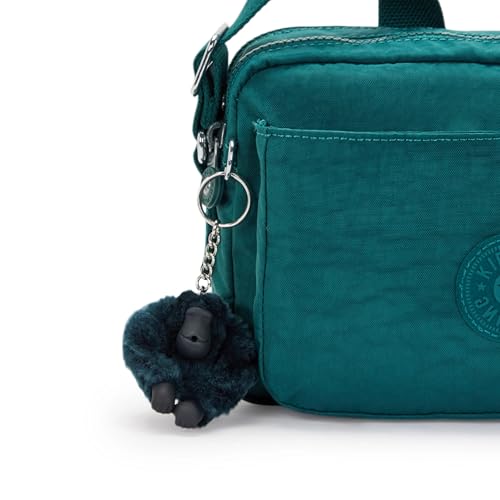Image of Kipling Women's Abanu Medium Crossbody Bag, Lightweight, Adjustable Nylon Waist Pack with Multi-Compartment Zip Pockets