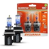 SYLVANIA 9007 SilverStar Ultra High Performance Halogen Headlight Bulb, (Contains 2 Bulbs)