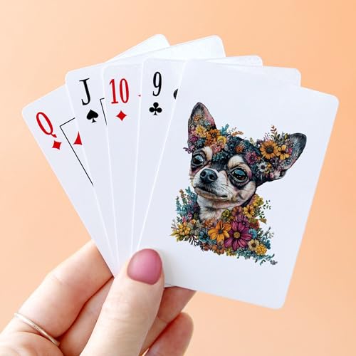 Naipes tamaño estándar Chihuahua CaféPress miniatura 4