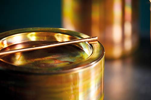 BarCraft Roestvrijstalen ijsemmer met deksel en tang, 1,5 liter (2,5 pinnen), koperafwerking - Afbeelding 4