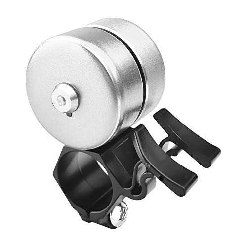 Sportout Bike Bell, Aluminum Alloy Bicycle Bell, Mini Double Bell Ring, Loud & Clear Crisp Sound Bell for All Types of Bike, Tricycle, Mountain Road Bike, Scooter, MTB, BMX, Electric Bike Accessories