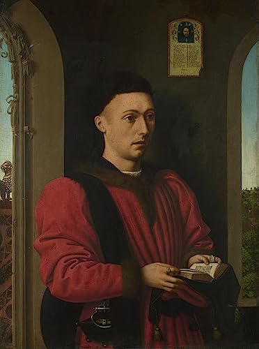 Tableau portrait d'un jeune homme Petrus Christus 60x90cm poster