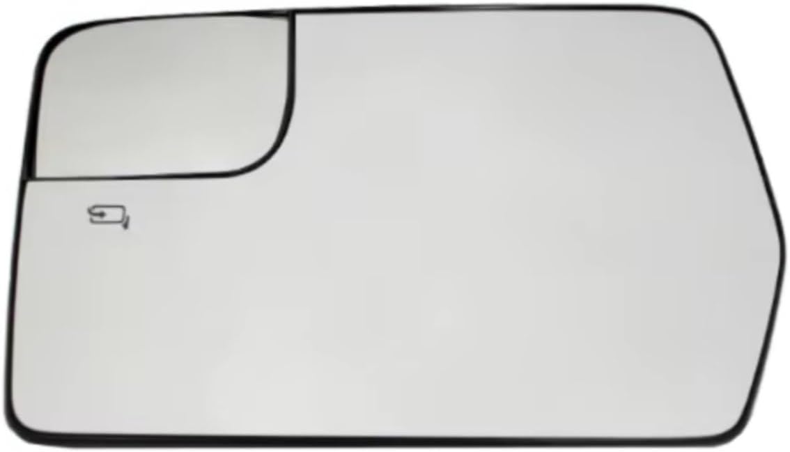 Side Door For Wing Mirror Compatible With 2011 2012 2013 2014 Heated Car Front Door Side Rear View For Wing Mirror Glass With Base Plate Repair Parts(Left)