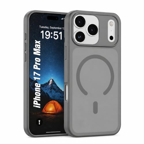 Image of AIBEX Protective OStand Case Compatible for Apple iPhone 16 Pro MagSafe Compatible | Slim Shockproof Back Cover with Camera Lens Protection, Strong Magnetic Support & Anti-Slip Grip | Military Grade