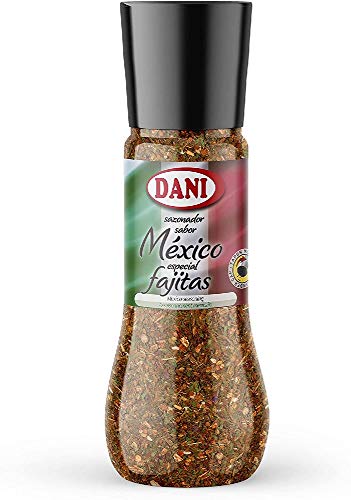 Dani - Sazonador México especial Fajitas con Molinillo - Tamaño Familiar 230 gr.