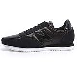 Tela New Balance Women\'s Shoes WL220 Fashion Sneakers (Black, Numeric_5)