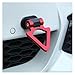 Universal Car Modification Decorative Towing Hooks - Adhesive Type, Non-Destructive Adjustable Design(Silver)