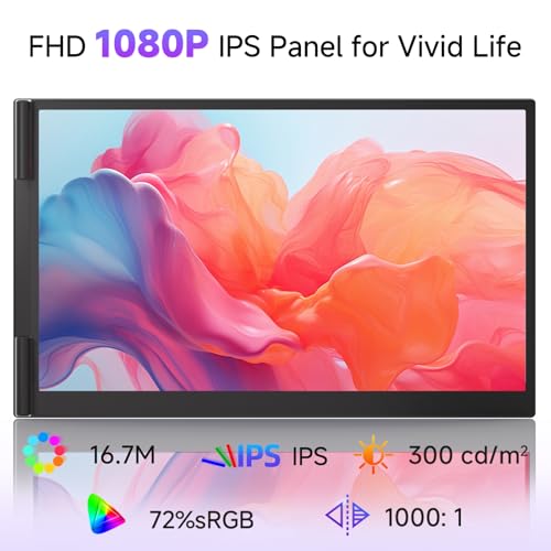 14" Laptop Screen Extender, 0.19" Ultra-Thin Laptop Monitor, Stable Damping Stand with 90 - image 5
