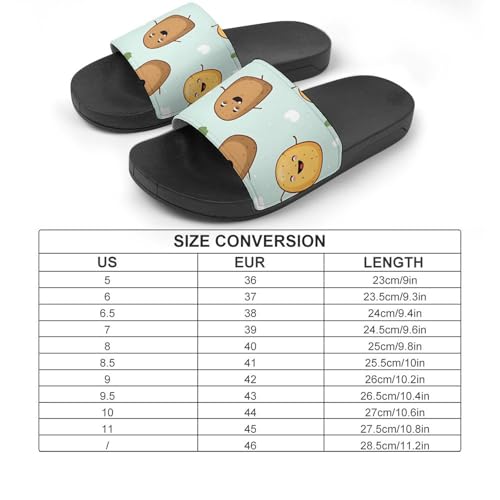 Funny Potatos Pattern House Sandals Non-Slip Bathroom Slippers Beach Summer Shoes for Men Women2