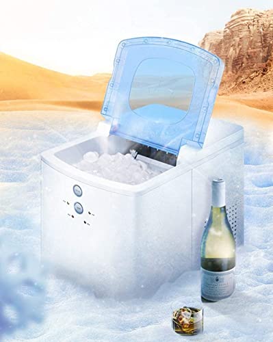 MHGD Selbstreinigender Eiswürfelbereiter, tragbarer Eiswürfelbereiter, kommerzielle Eismaschine, kleines EIS, einfach zu… – Bild 5