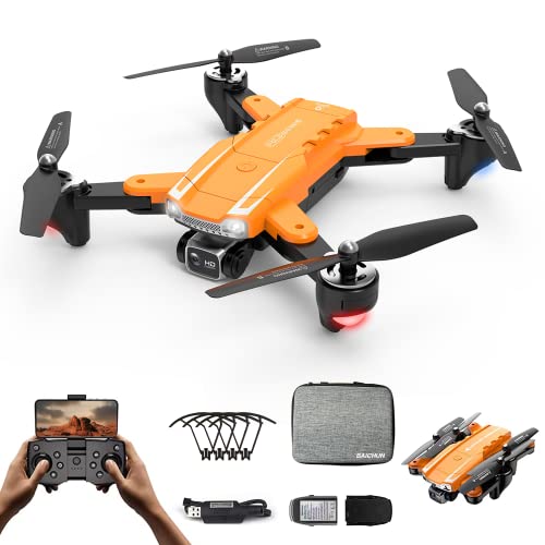 BAICHUN | BC10 snelle kalibratie, eenvoudige bediening drone met 1080p camera, opvouwbare quadcopter drone voor kinderen en beginners, 3D flip, drone met APP WIFI FPV, neerwaartse sensor, 32 minuten vliegtijd, met 2 batterijen