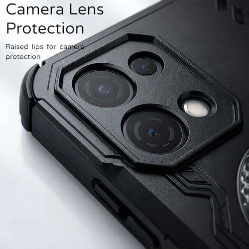 Image of ShieldTech Back Cover Case for Oppo F31 5G | 360 Protection Mobile Phone Case Mag-Safe | Camera Protection | Oppo F31 5+g Back Cover | Oppo F 31 5G - Black TPU+PC