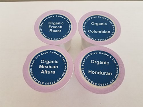 Bean and Brew Coffee & Tea Organic Variety Pack, 80 Count